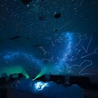 100万もの星に見守られる幻想的な空間