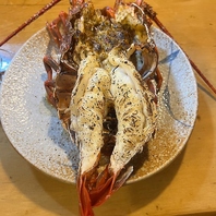 自慢の伊勢海老料理