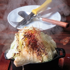 キャベツのアンチョビガーリック