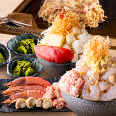 月島もんじゃ こぼれや 縁のコース写真