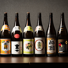 豊富な地酒を取り揃え♪