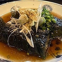 茄子の揚げひたし