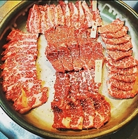 極上馬焼肉５種盛り