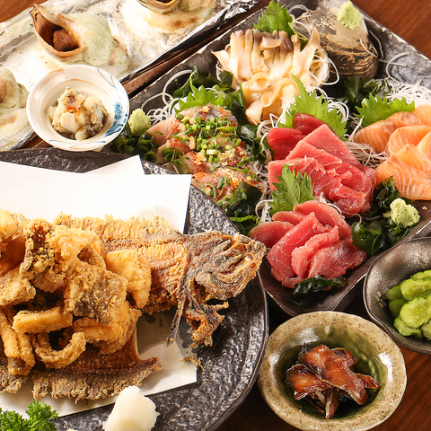 親子3代に渡って続く居酒屋で楽しむ！地元でとれた鮮魚のお刺身や旬野菜の料理を堪能