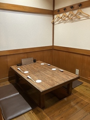 間仕切りが付いております。