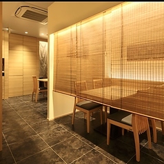 人気の半個室席
