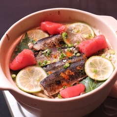 秋刀魚と明太子の炊き込みご飯