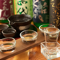 道産の美味しい日本酒や焼酎も多数ご用意しております。