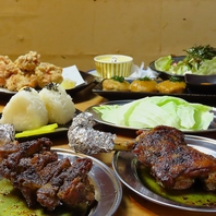 当日14時まで即予約OK。骨付き鳥“1人1本付き”コース