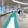 仙台駅東西地下 自由通路を仙台駅方面へ進みます。