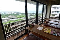 高台より東海岸を一望