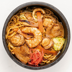 ミックス焼きそば/にんにく醤油焼きうどん