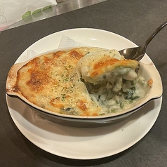 チキンとほうれん草のグラタン