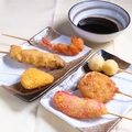 料理メニュー写真&nbsp;モツキングの串カツ