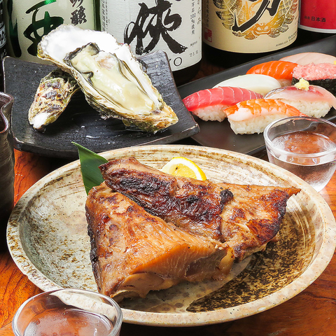 産地直送の新鮮な魚貝で握る本格江戸前寿司！寿司居酒屋！