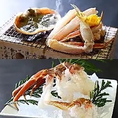 焼きガニ・カニ刺しセット