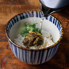 あごだし茶漬け(明太子・西郷梅・からし高菜)