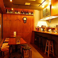 元布団屋の面影を残す温もりある店内◎アットホーム空間