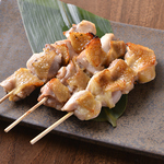 日本三大地鶏「名古屋コーチン」ももをシンプルに串焼きでどうぞ♪