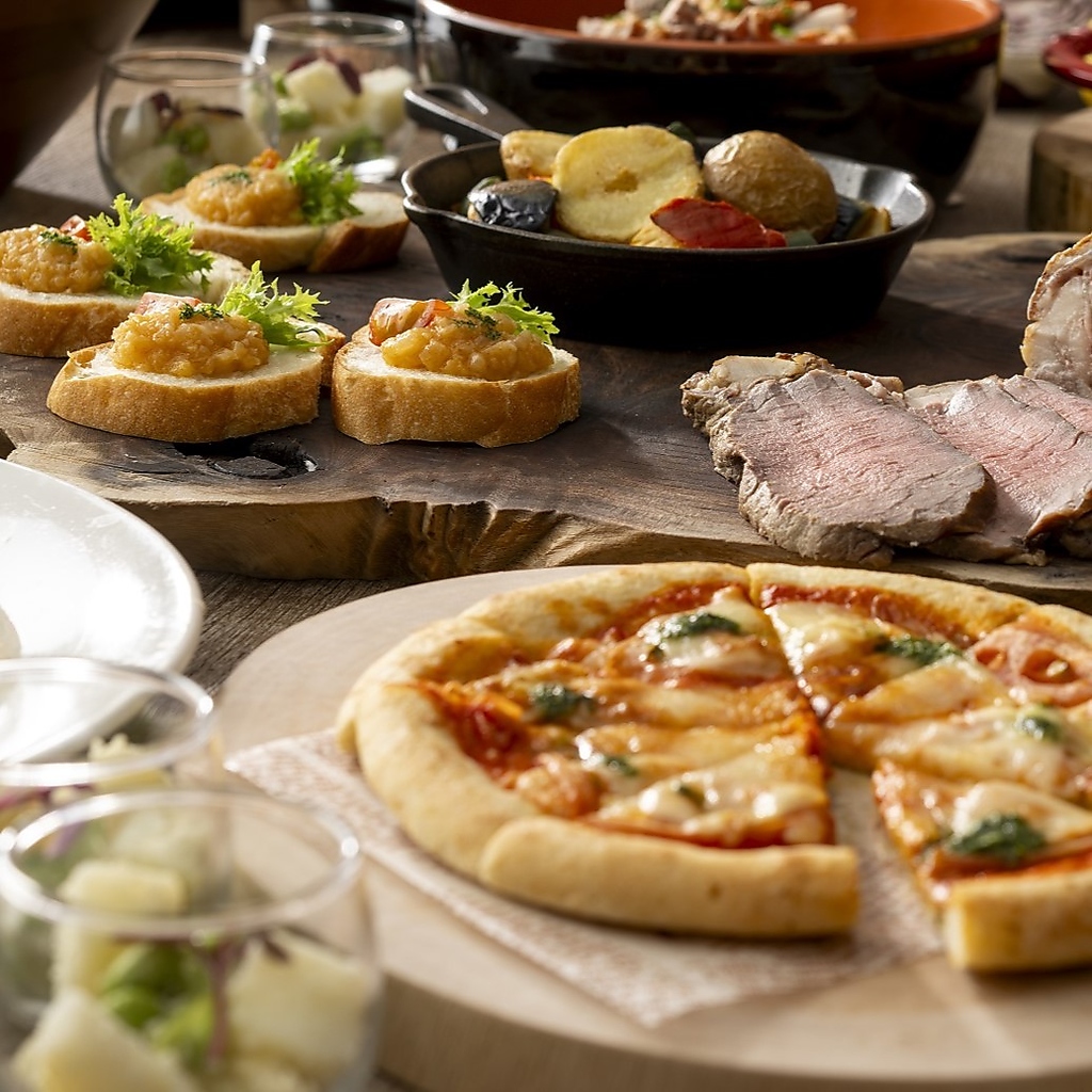 イタリアグルメをたっぷりと。