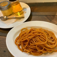 ブイヤベースソースのパスタ