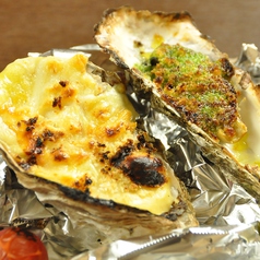 牡蠣グラタンと牡蠣カルゴバター　各種の写真