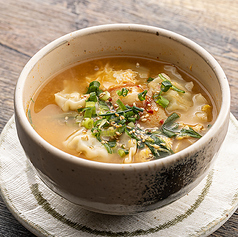 キムたま餃子スープ