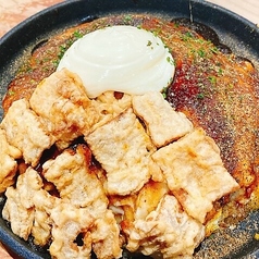 広島風 豚イカ天焼き