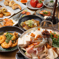 海老メニュー以外にも本格的な逸品が豊富！