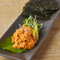 チャンジャクリームチーズ