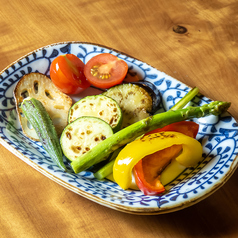 本日の焼き野菜盛り合わせ