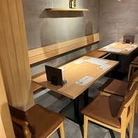 《少人数個室》4名様用テーブル個室席