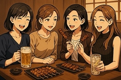 焼き鳥ゆう 成城学園前のコース写真