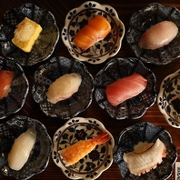 一貫から注文できるから自分好みの組み合わせで楽しめる