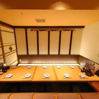 少人数から使用できる個室あり