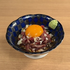 和牛レアロースユッケ
