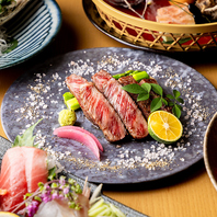 本格和食料理だけじゃなく、肉料理もご用意◎