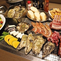 骨つき殻つきBBQ　軍手ヤード新橋店の特集写真