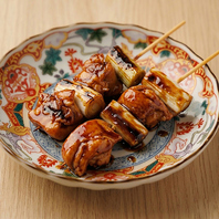 自慢のタレで!!豊富な焼き鳥が人気♪