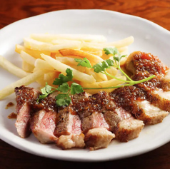 ステーキ屋のサーロイン 和風オニオン仕立て