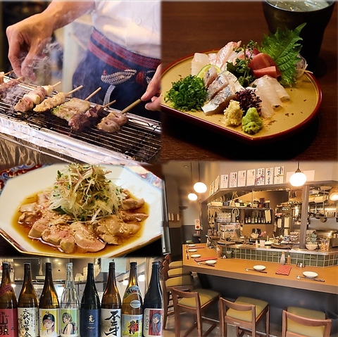 白い提灯が目印です☆阿佐ヶ谷駅近の開放感あるお店で焼き鶏やお刺身はいかが？♪