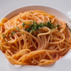 明太クリームパスタ