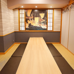 コース注文限定！落ち着いた空間の『掘りごたつ個室』.