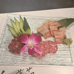 ワインに合うサラミとベーコン