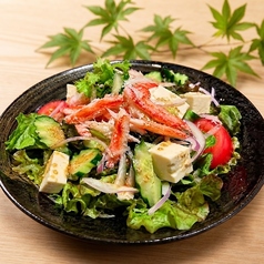 鰹節豆腐野菜サラダ