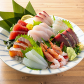 超特大のトロ政の大漁盛りは日替わりで7種類以上のお刺身が並びます。