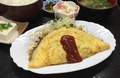 料理メニュー写真 牛ミンチオムレツ定食