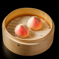 カスタード餡もも饅頭