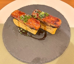 うなぎの蒲焼と卵焼き