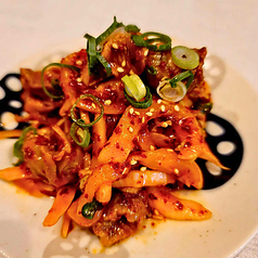 つぶ貝の甘辛野菜和え